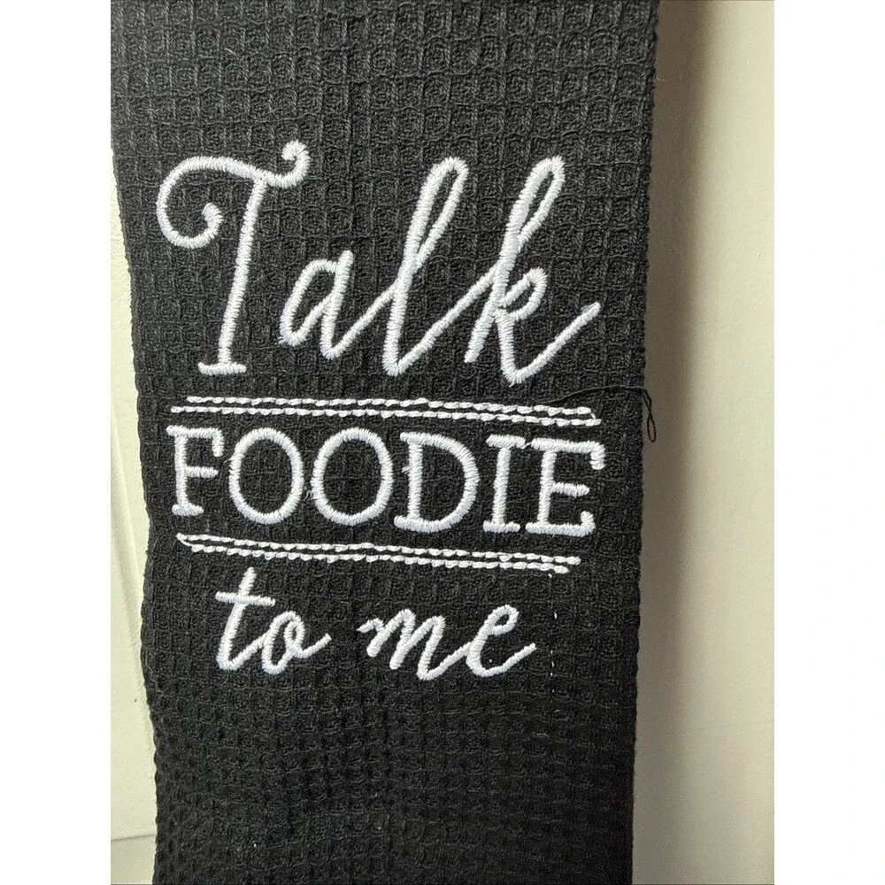 Demdaco Talk Foodie To Me Kitchen Boa NWT